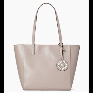 Kate Spade Rosa Medium Tote (Muted Taupe Gray) Shoulder Bag NEW